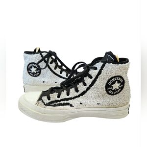Converse Chuck 70 Hi Sherpa Egret/Black - Size 7W/5M